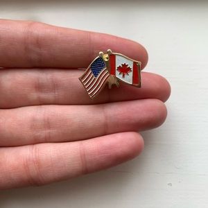 Jewelry | Usa America Flag Canada Flag Lapel Pin | Poshmark